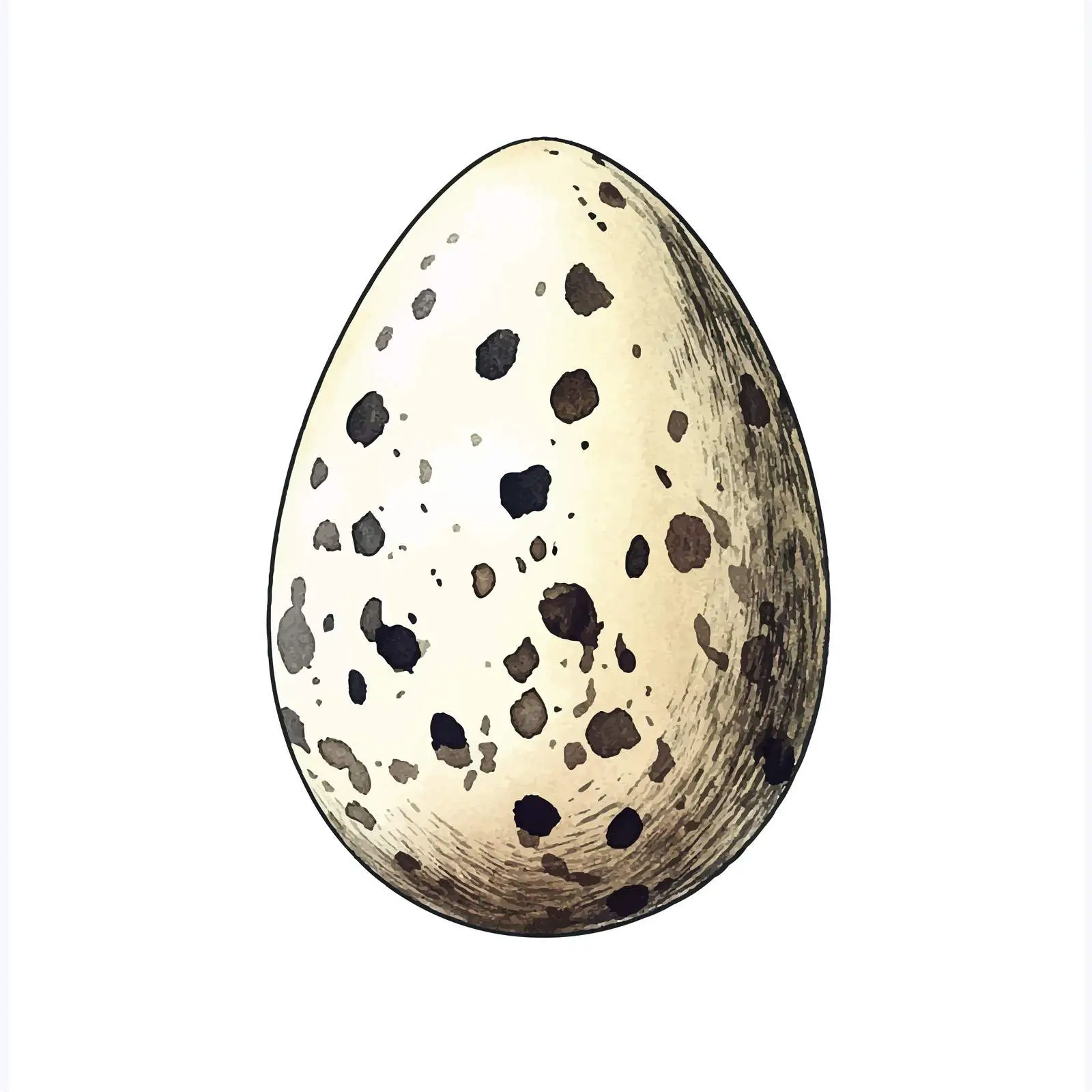 Hand-Drawn Quail Egg Watercolor — free download from Dotvec
