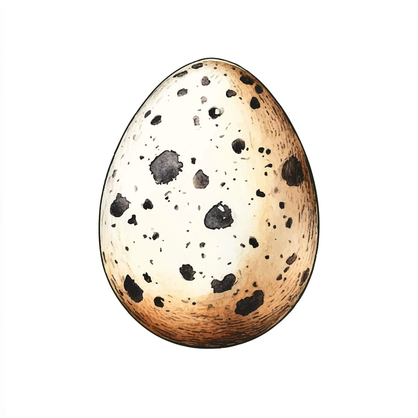 Hand-Drawn Quail Egg Watercolor Artwork — free download from Dotvec
