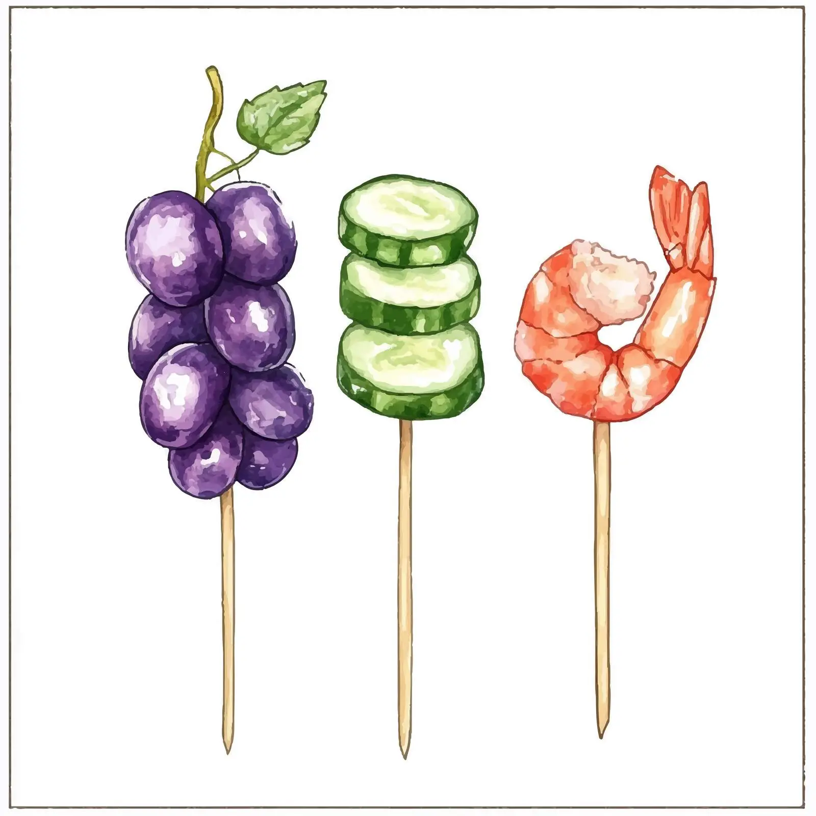 Colorful Hand-Drawn Canape Sketch — free download from Dotvec