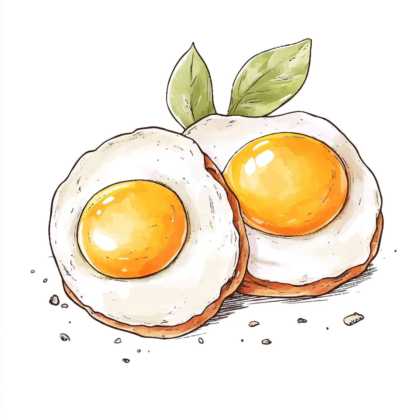 Colorful Hand-Drawn Chicken Products Sketch — free download from Dotvec