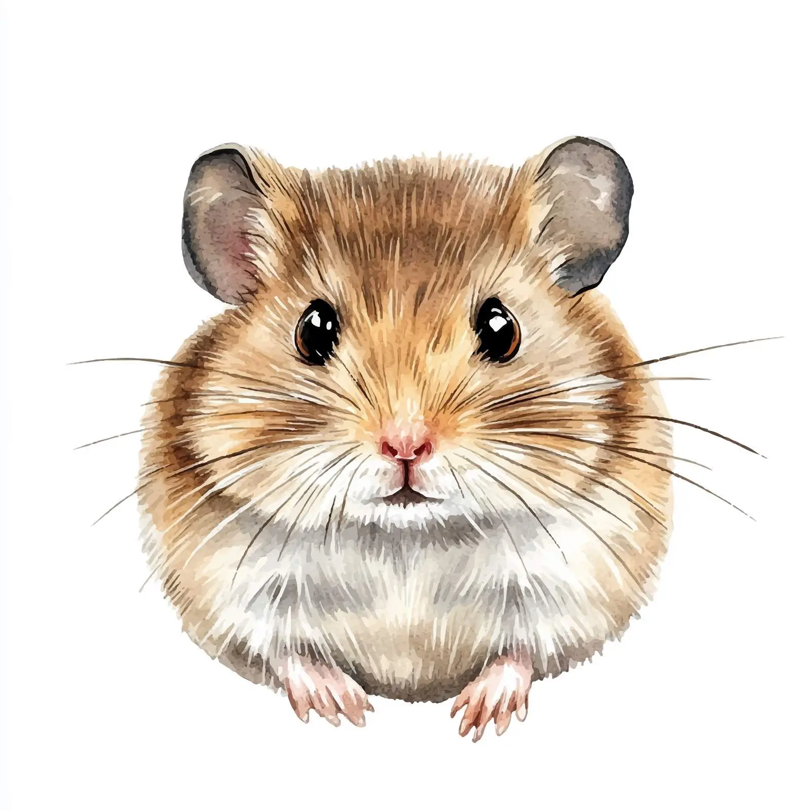 Colorful Hand-Drawn Domestic Hamster — free download from Dotvec