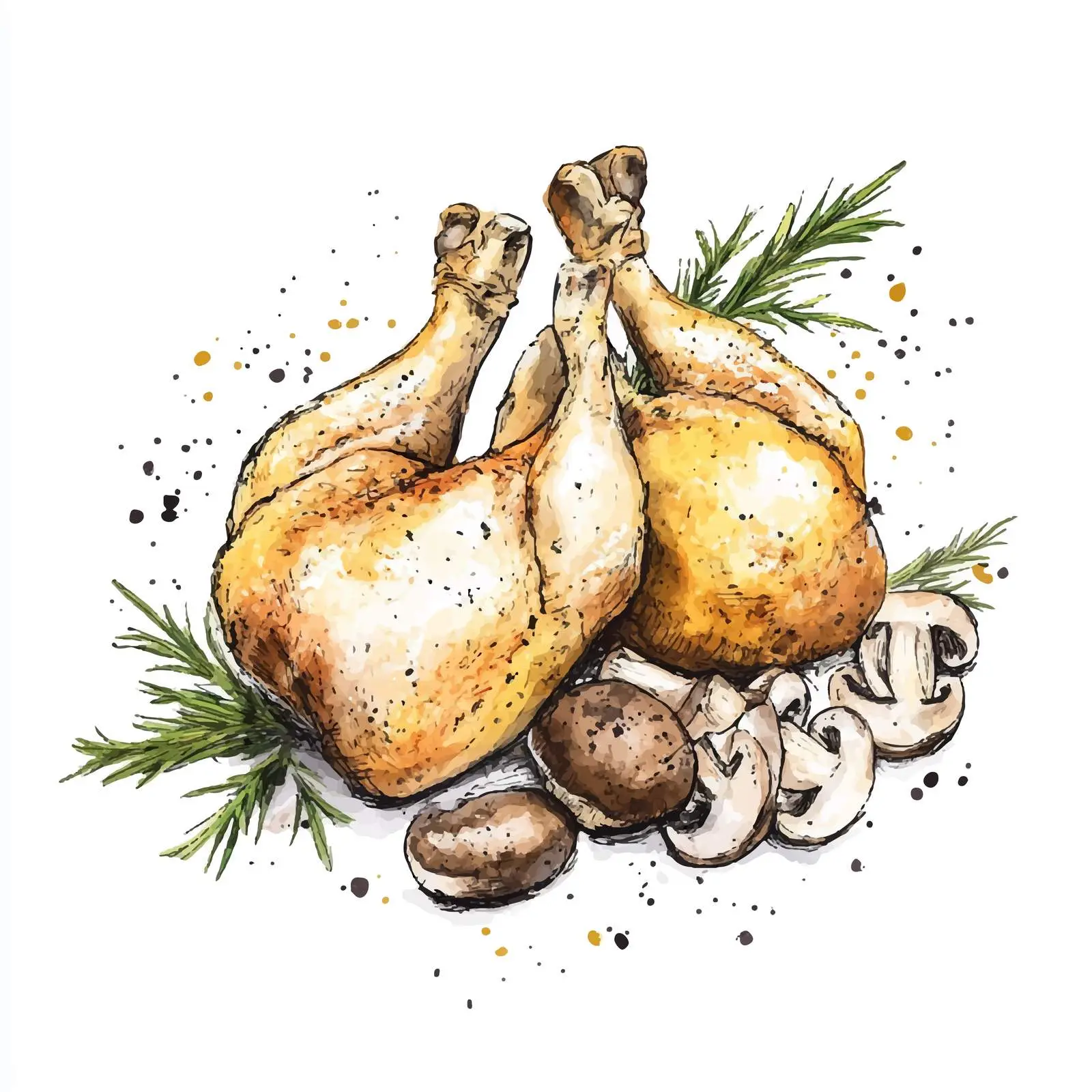 Chic Hand-Drawn French Julienne Sketch — free download from Dotvec