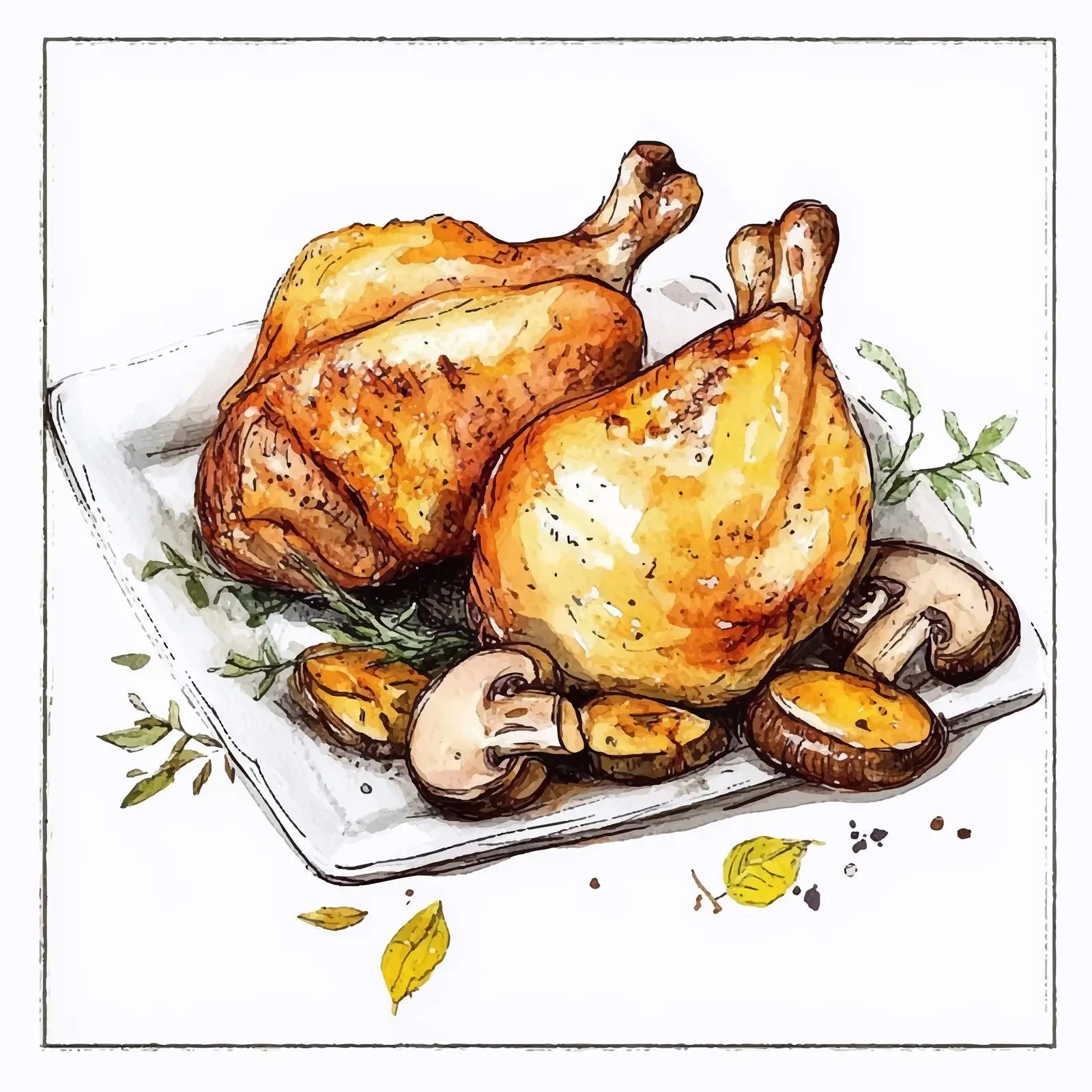 Colorful Hand-Drawn French Julienne Sketch — free download from Dotvec