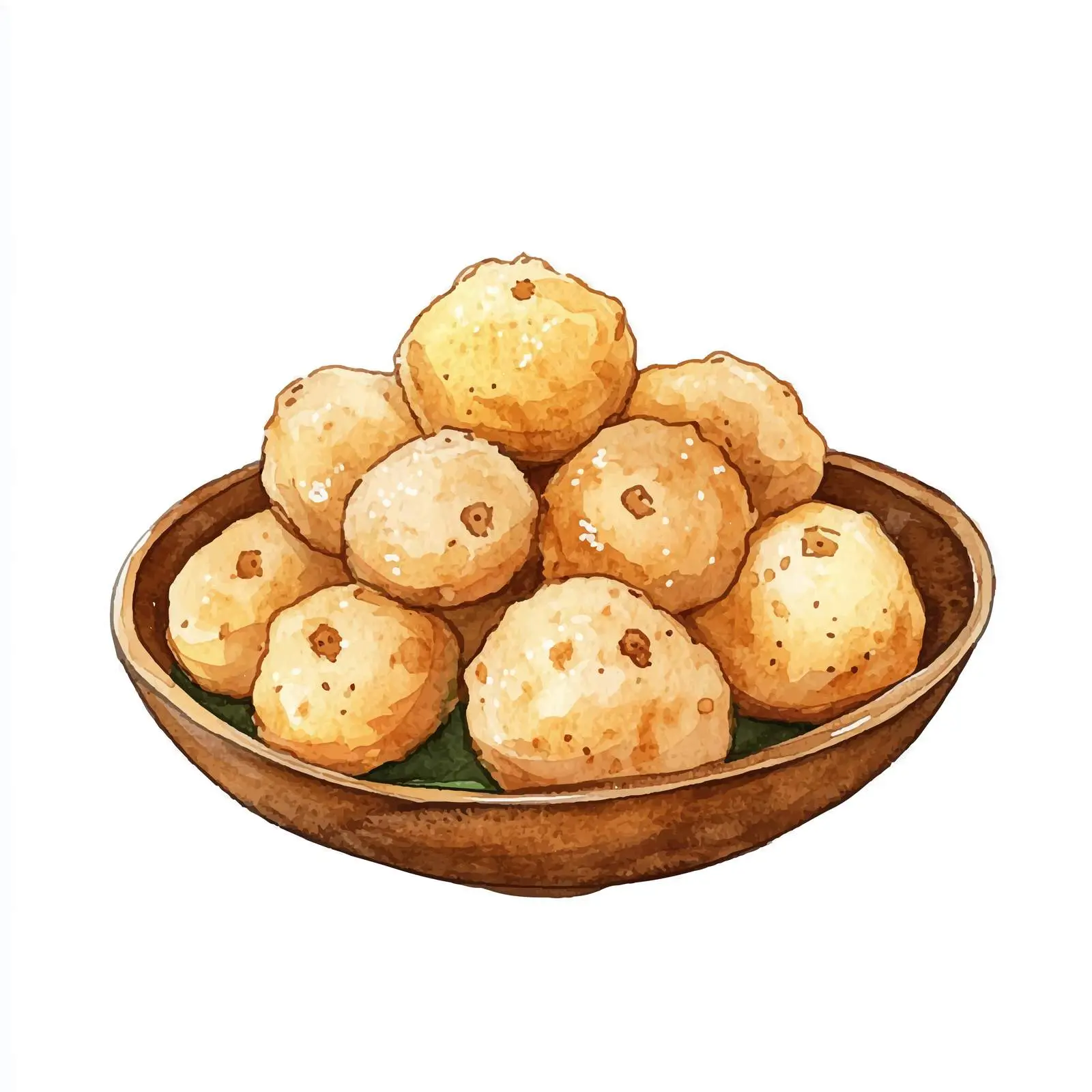 Hand-Drawn Indian Pani Puri Sketch — free download from Dotvec