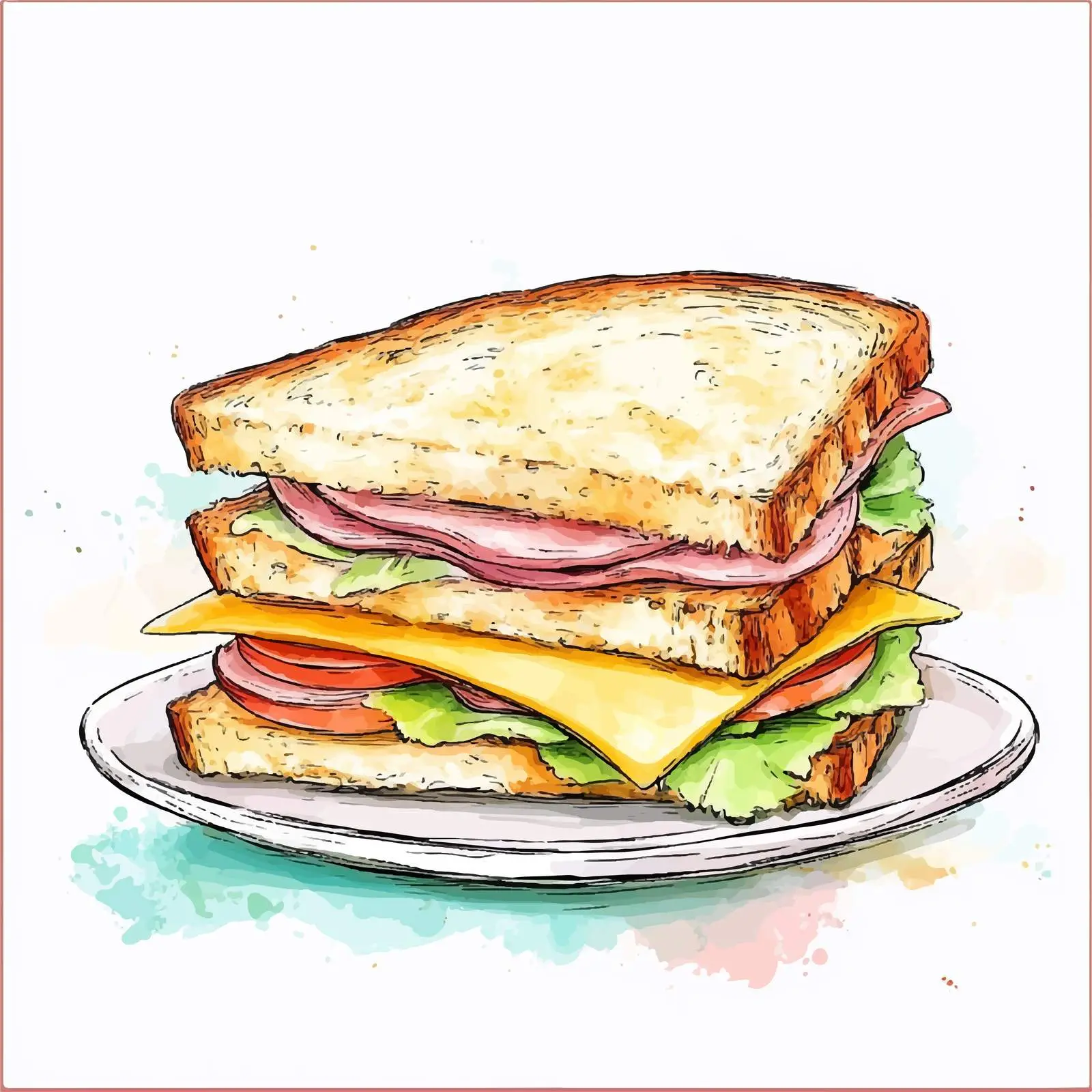 Hand-Drawn Junk Food and Snacks — free download from Dotvec