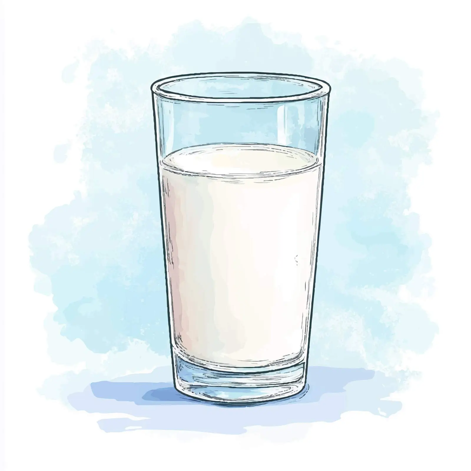 Colorful Hand-Drawn Milk Sketch — free download from Dotvec