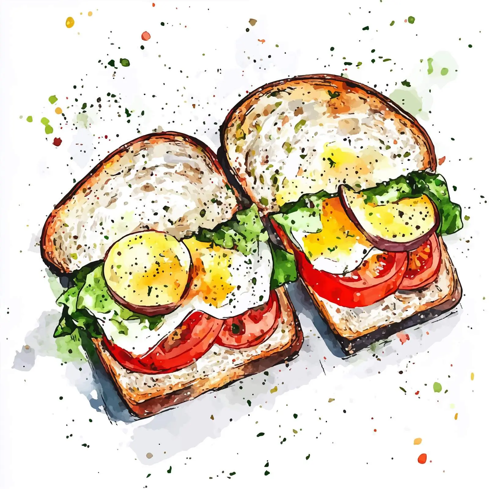 Colorful Hand-Drawn North German Labskau — free download from Dotvec