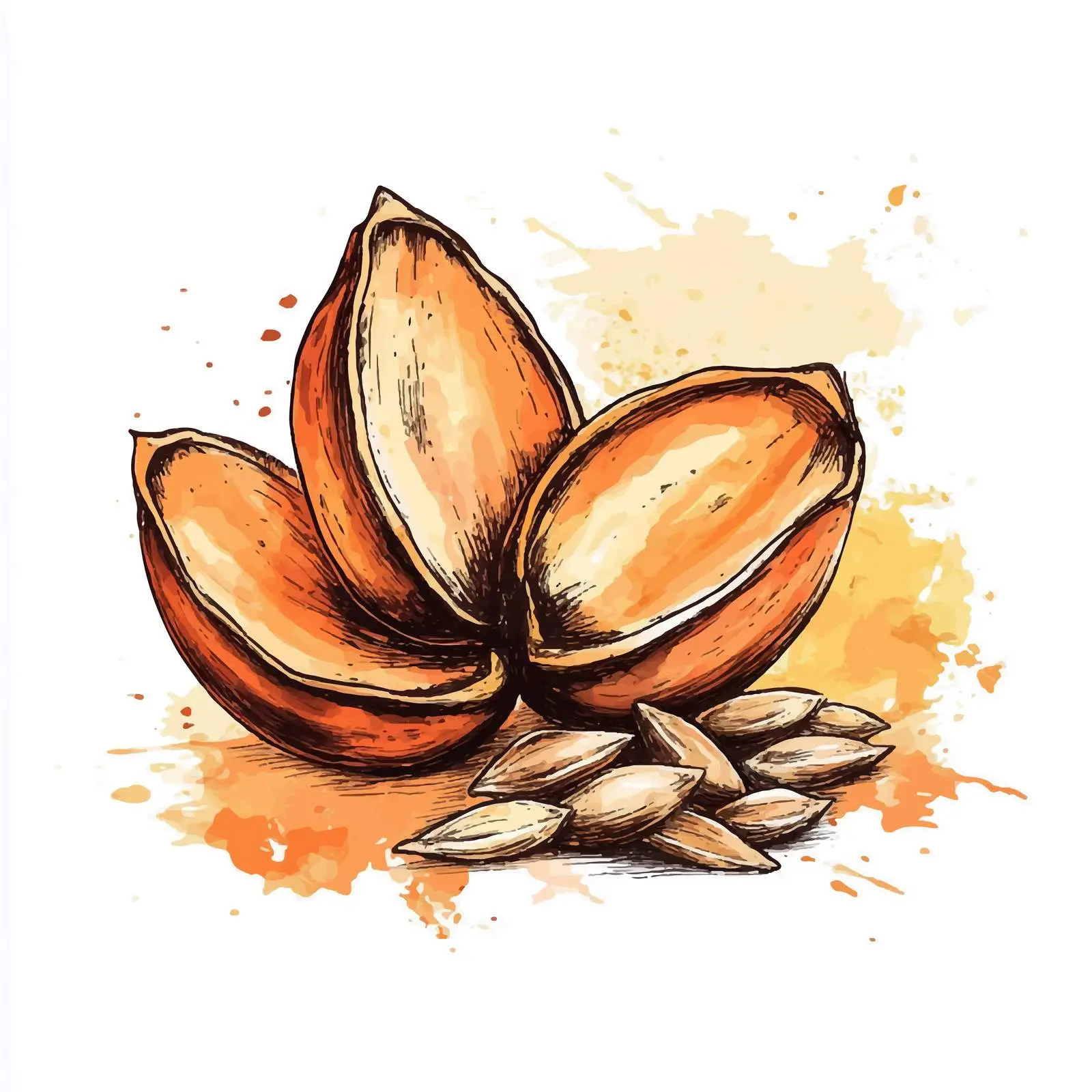 Hand-Drawn Colorful Sunflower Sketch — free download from Dotvec