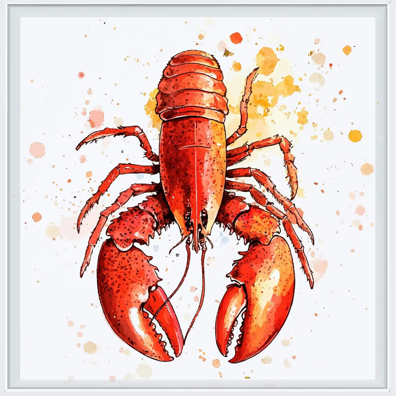 Colorful Hand-Drawn Seafood Vectors — free download from Dotvec