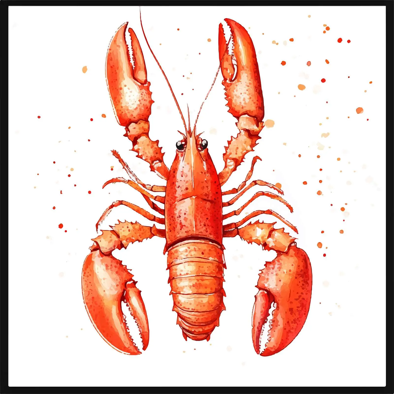 Colorful Hand-Drawn Seafood Illustrations — free download from Dotvec