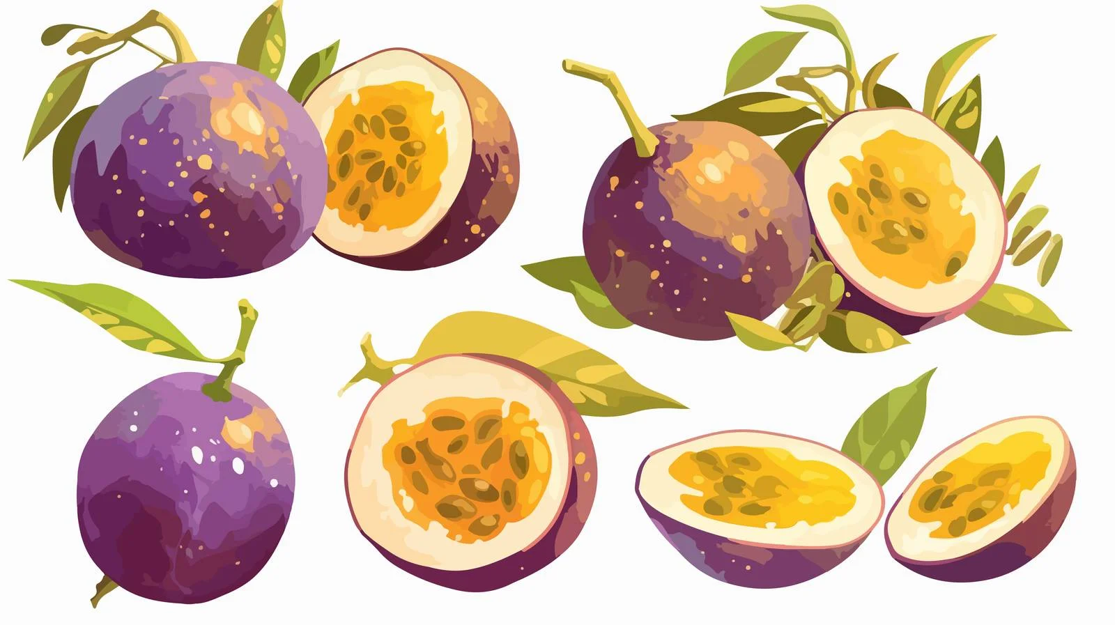 Vibrant and Monotone Botanical Sketches Compilation — free download from Dotvec