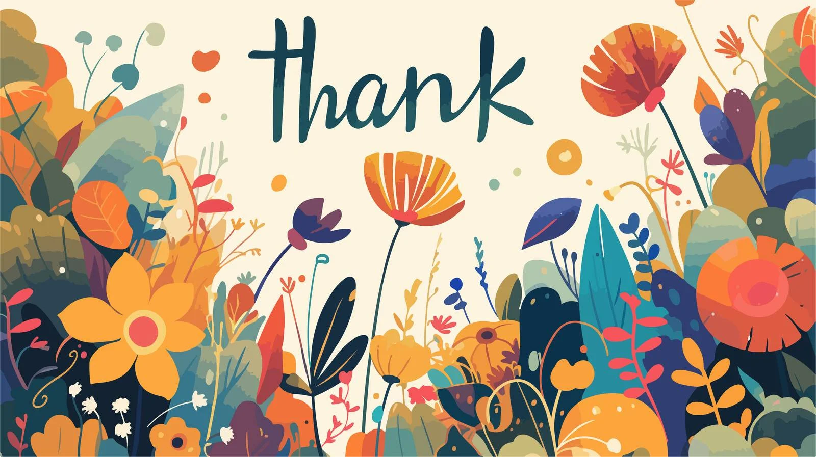 Vibrant Thank You Cards Collection Design — free download from Dotvec