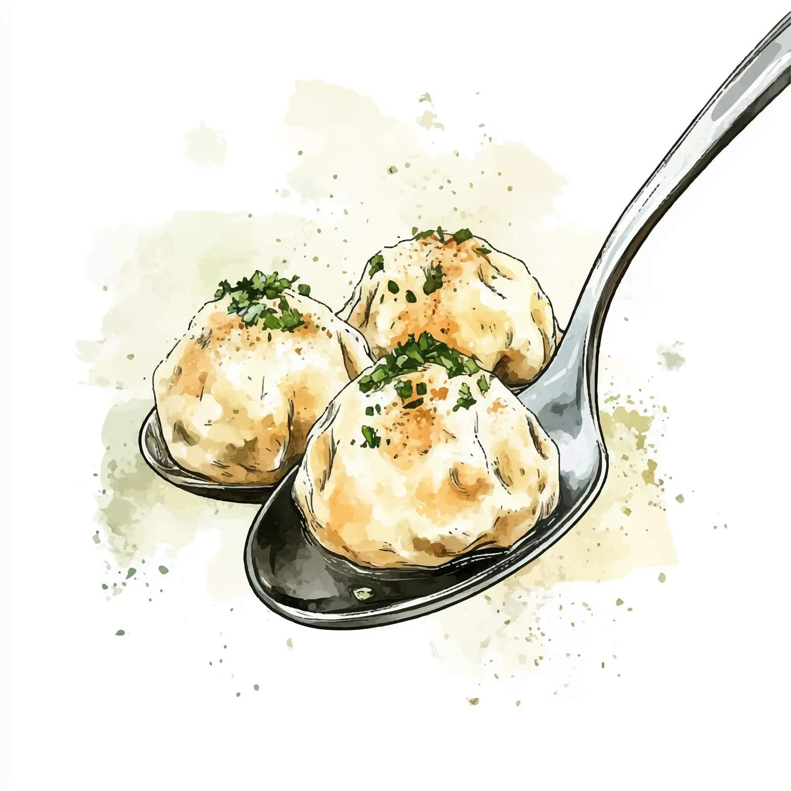 Colorful Hand-Drawn Dumpling Sketch — free download from Dotvec