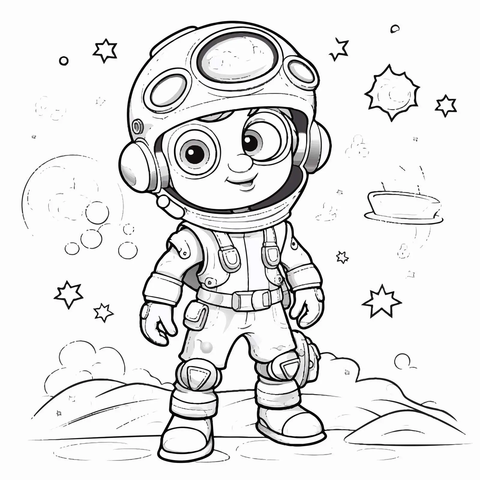 Kids Coloring Book Worksheet Illustration — free download from Dotvec