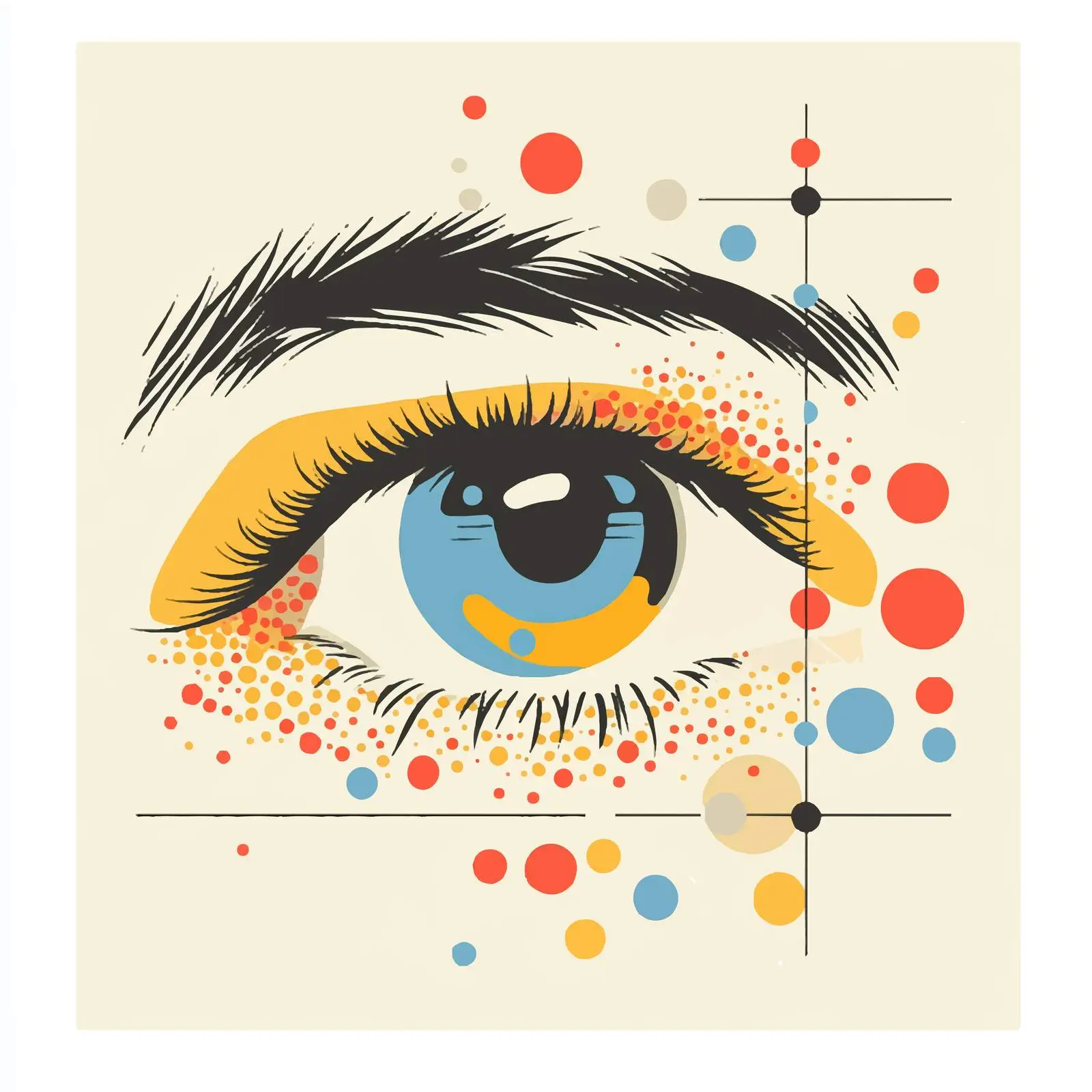 Colour Blindness Test Vector Illustration — free download from Dotvec