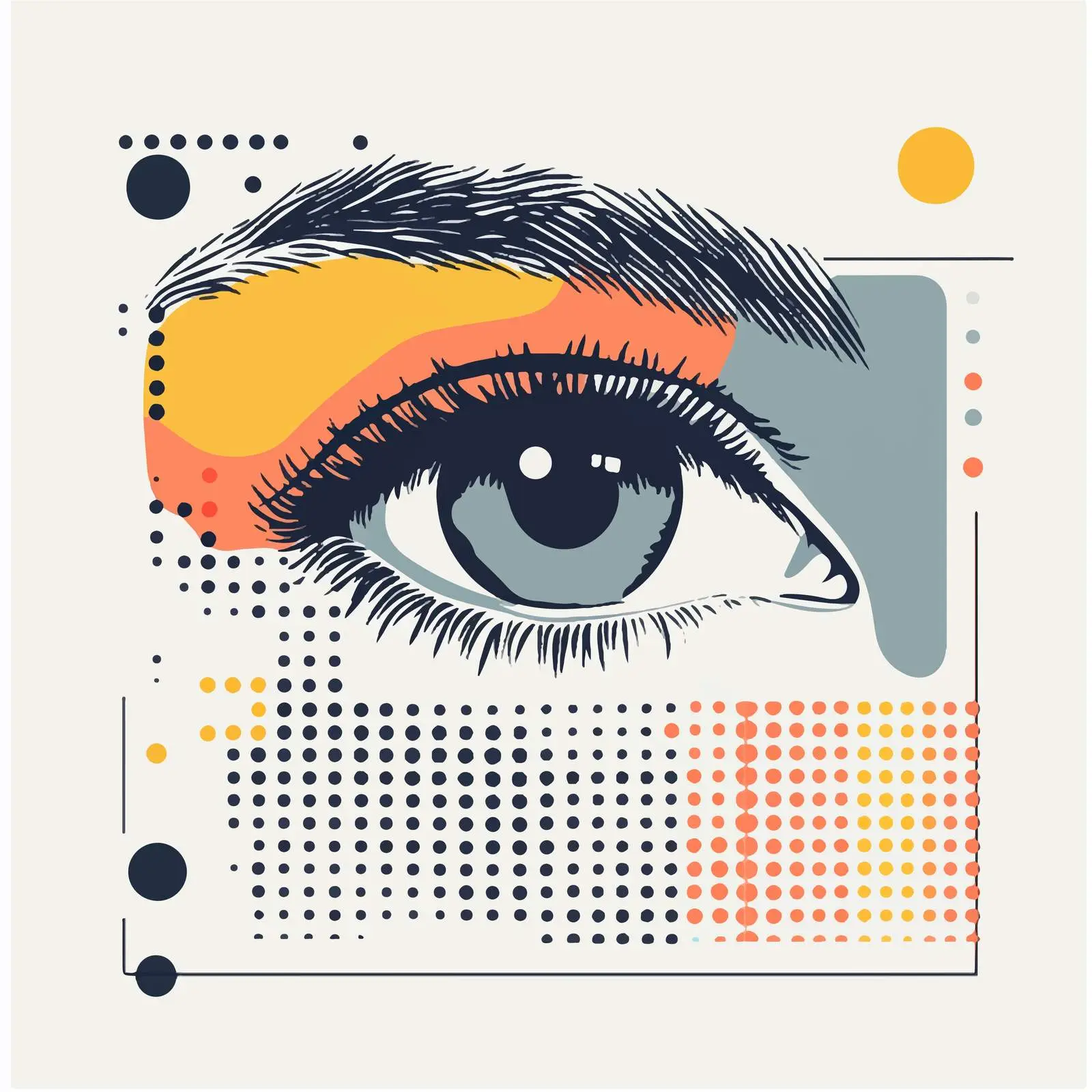 Colour Blindness Test Vector Illustration — free download from Dotvec