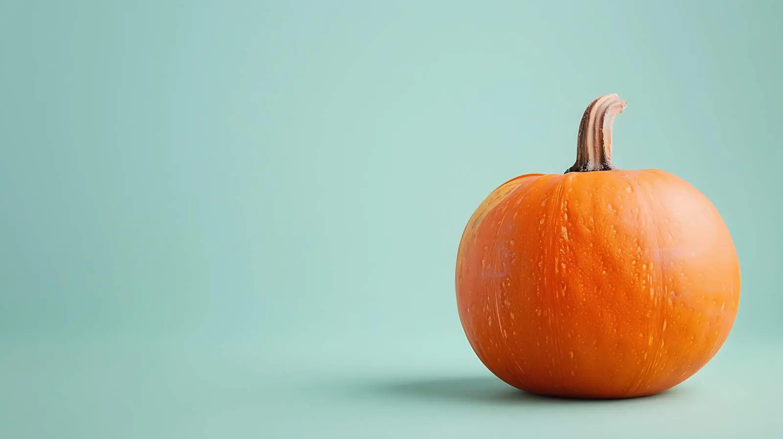 Vibrant Halloween Pumpkin on Pink Backdrop — free download from Dotvec