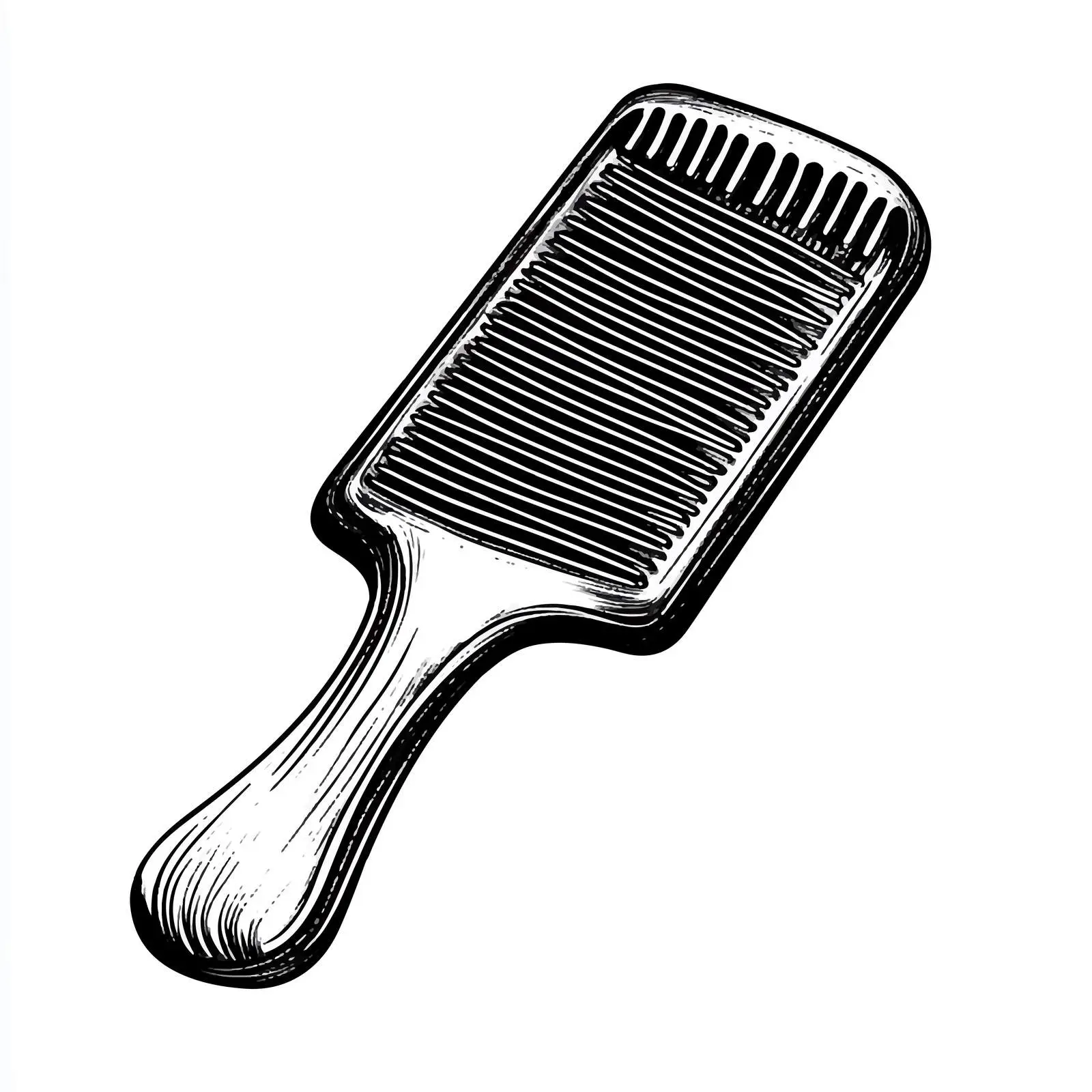 Hand-Drawn Cartoon Comb Illustration — free download from Dotvec