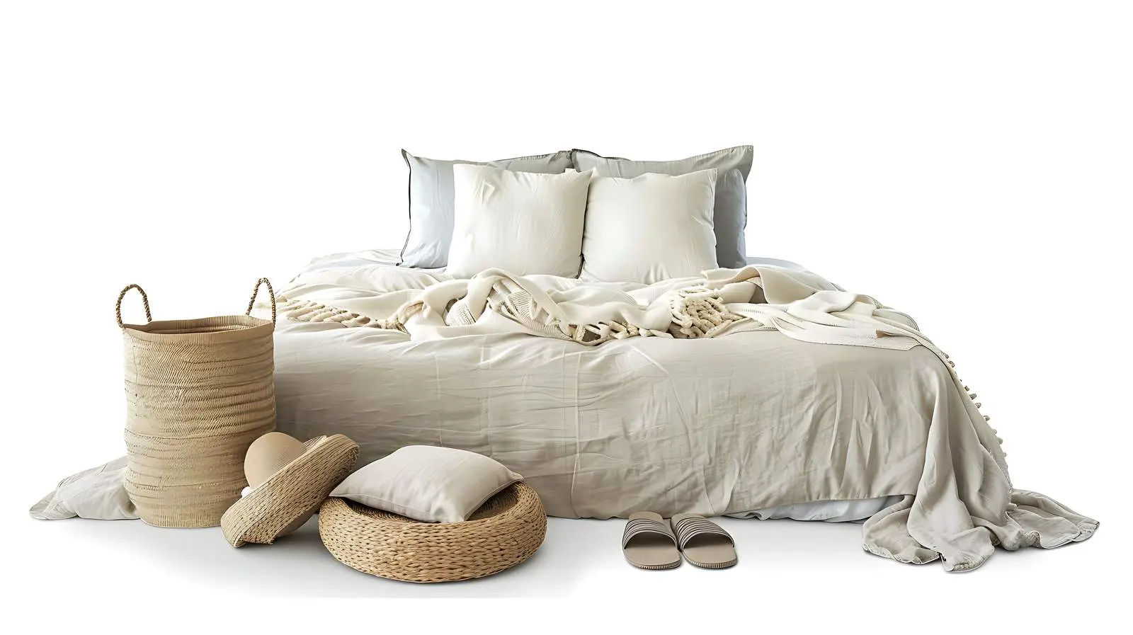 Cozy Bedroom Essentials with Bedding and Accessories — free download from Dotvec