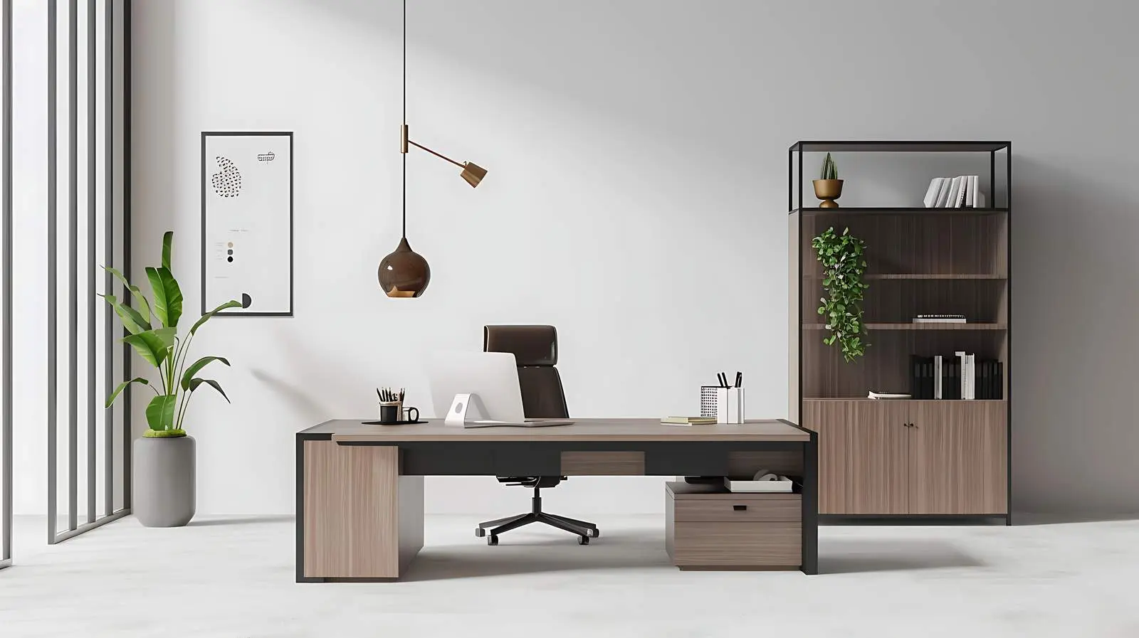 Comfortable Home Office Interior Design Workspace – free motivation image from Dotvec