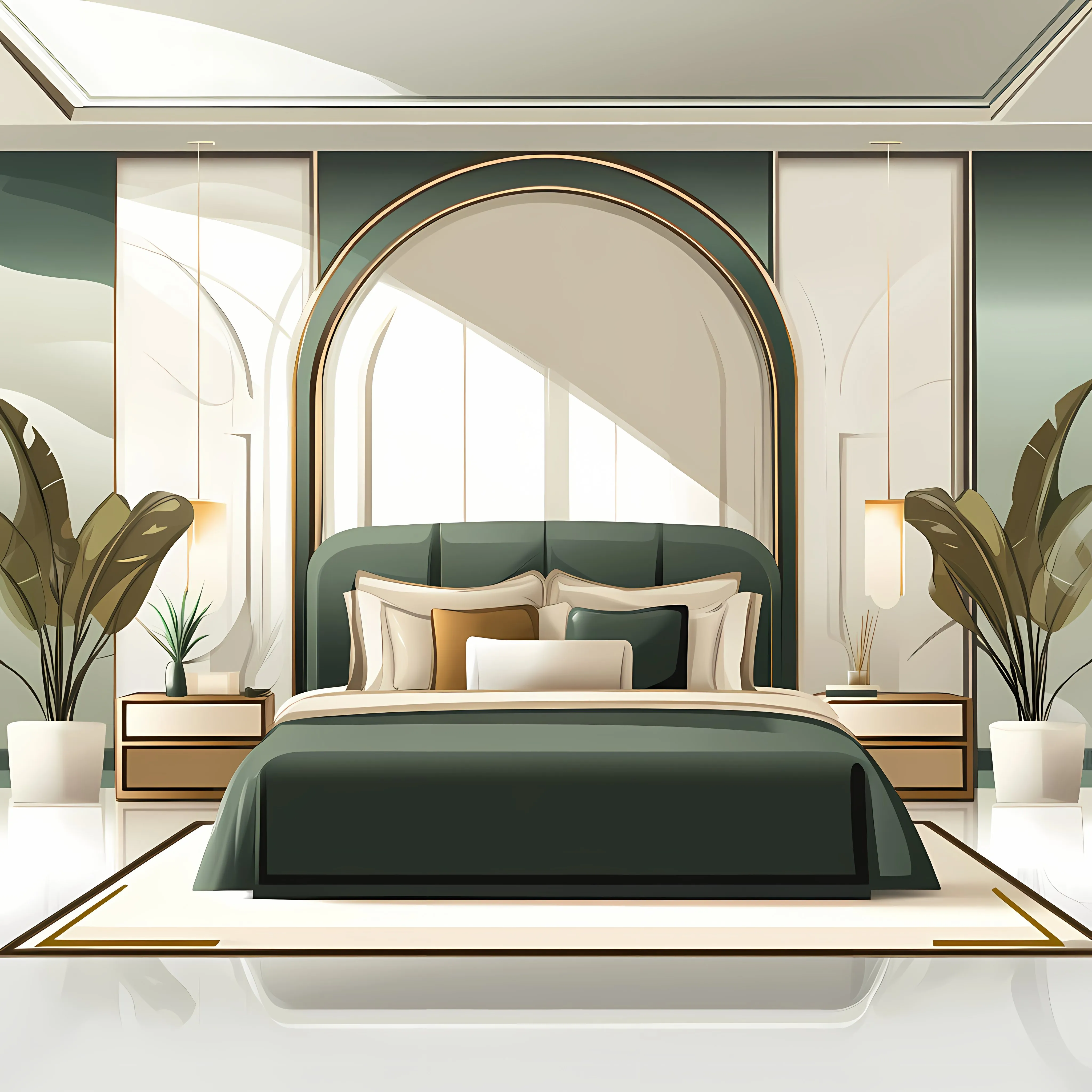 Elegant Modern Luxury Bedroom Design — free download from Dotvec