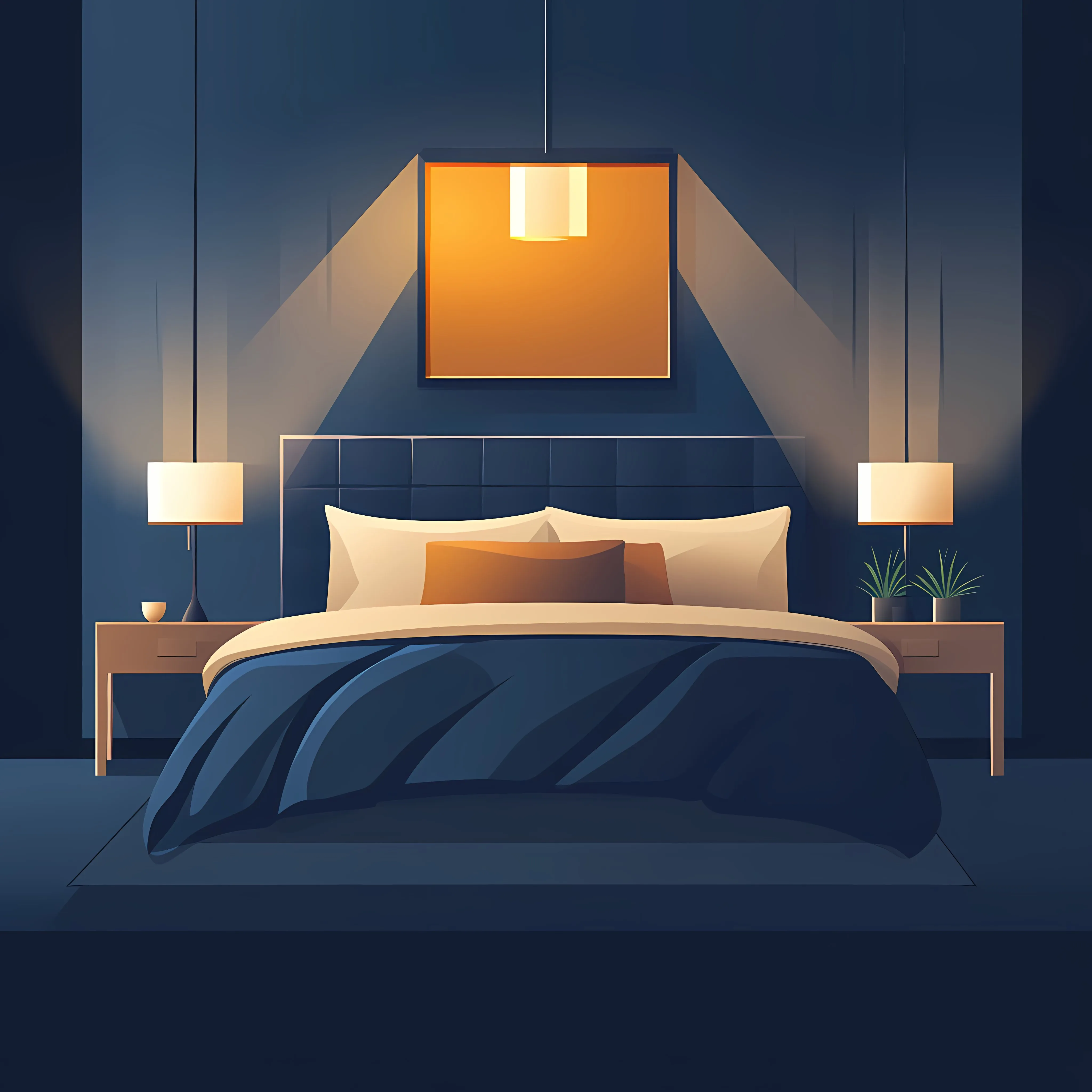 Elegant Modern Bedroom with Cozy Decor — free download from Dotvec