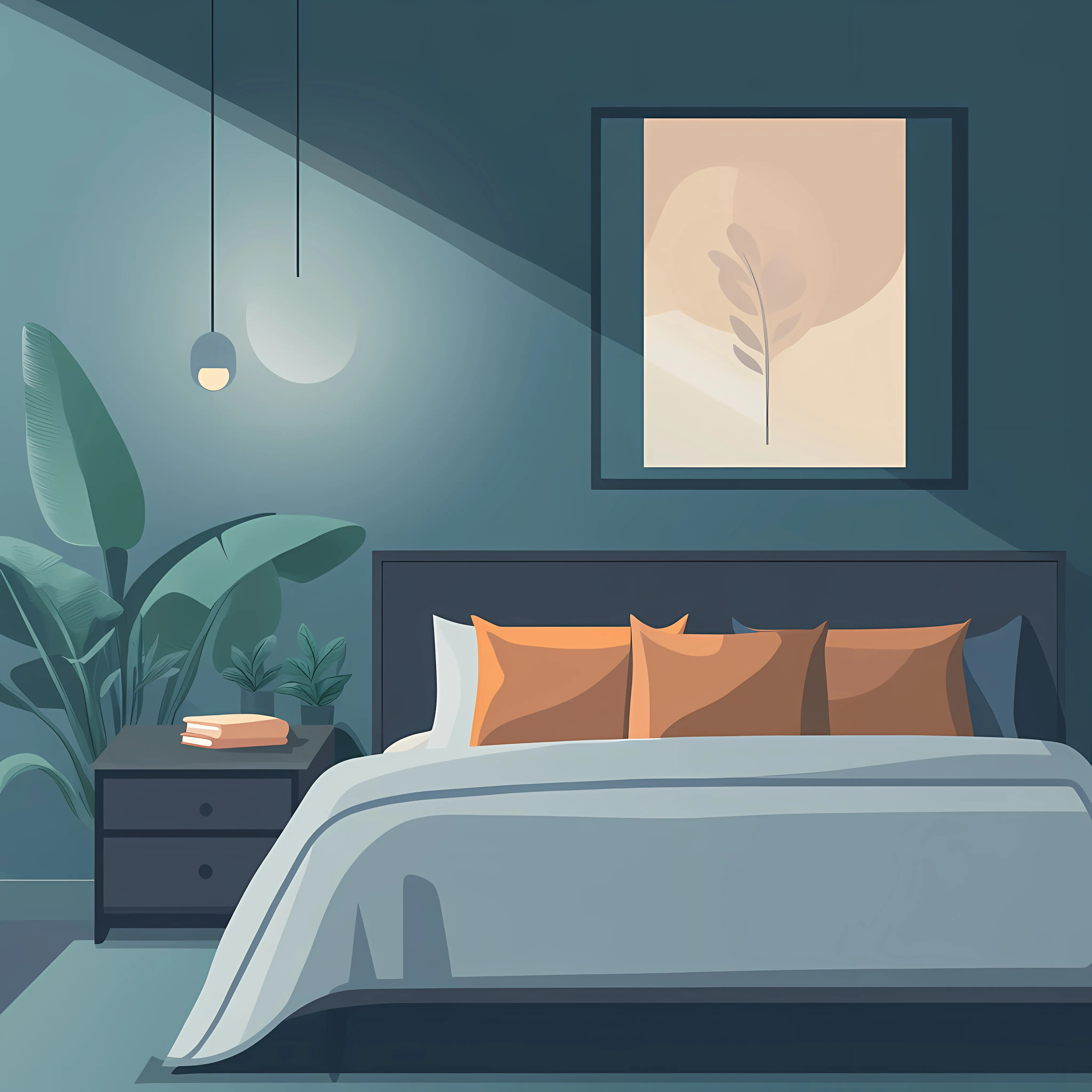 Elegant Modern Bedroom with Stylish Decor — free download from Dotvec