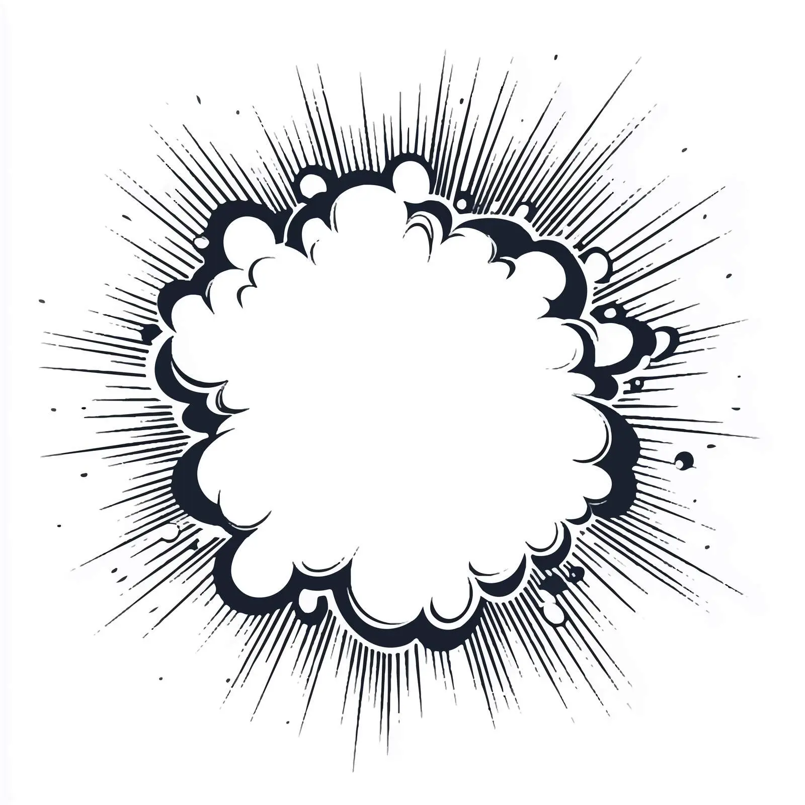 Comic Bubble Icon Vector Illustration — free download from Dotvec