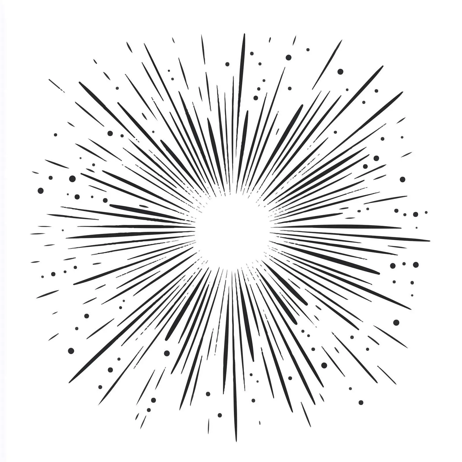 Comic Burst Icon on White Background — free download from Dotvec