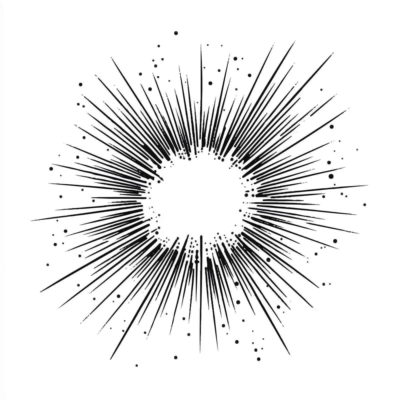 Comic Burst Icon on White Background — free download from Dotvec