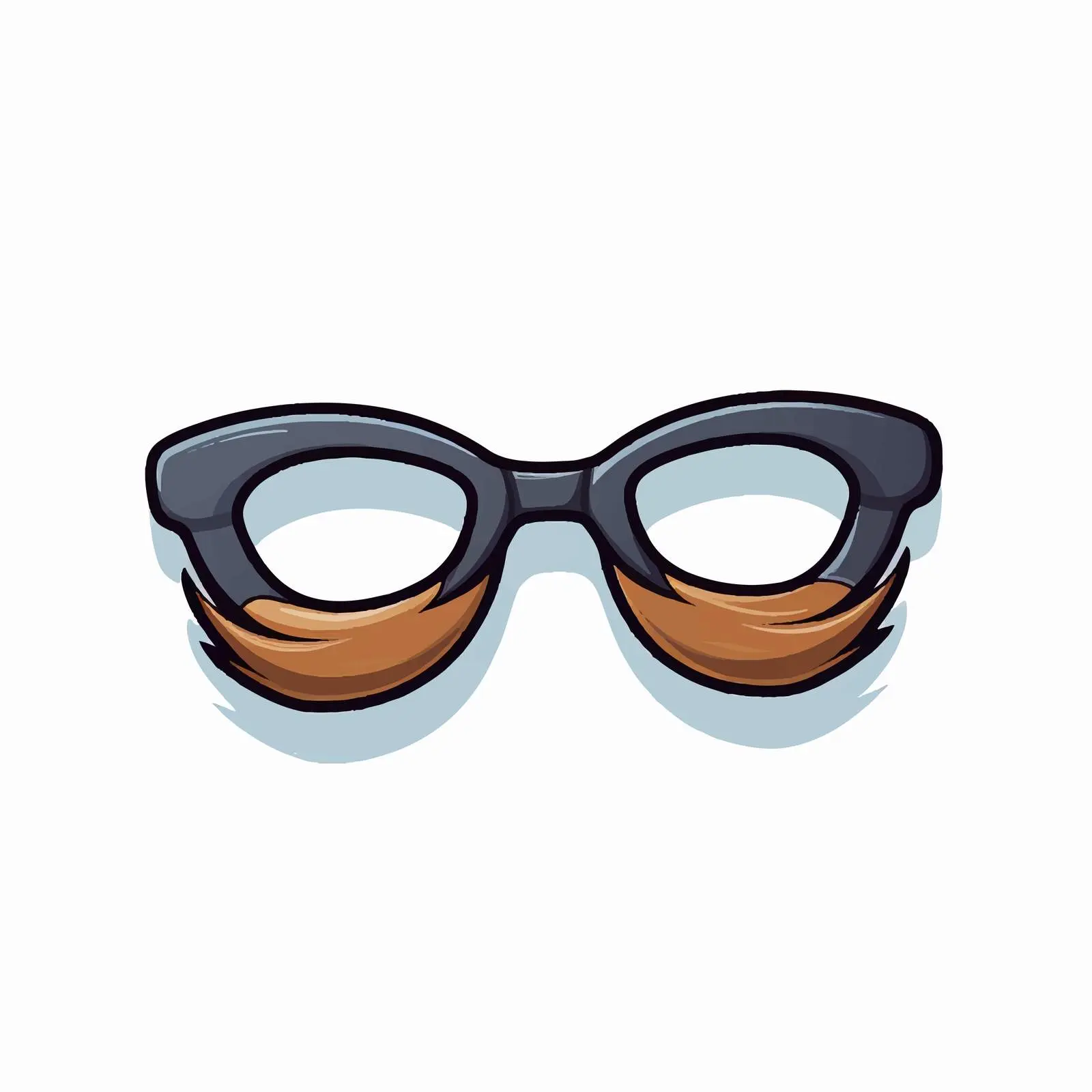 Hipster Mustache Icon Vector Illustration — free download from Dotvec