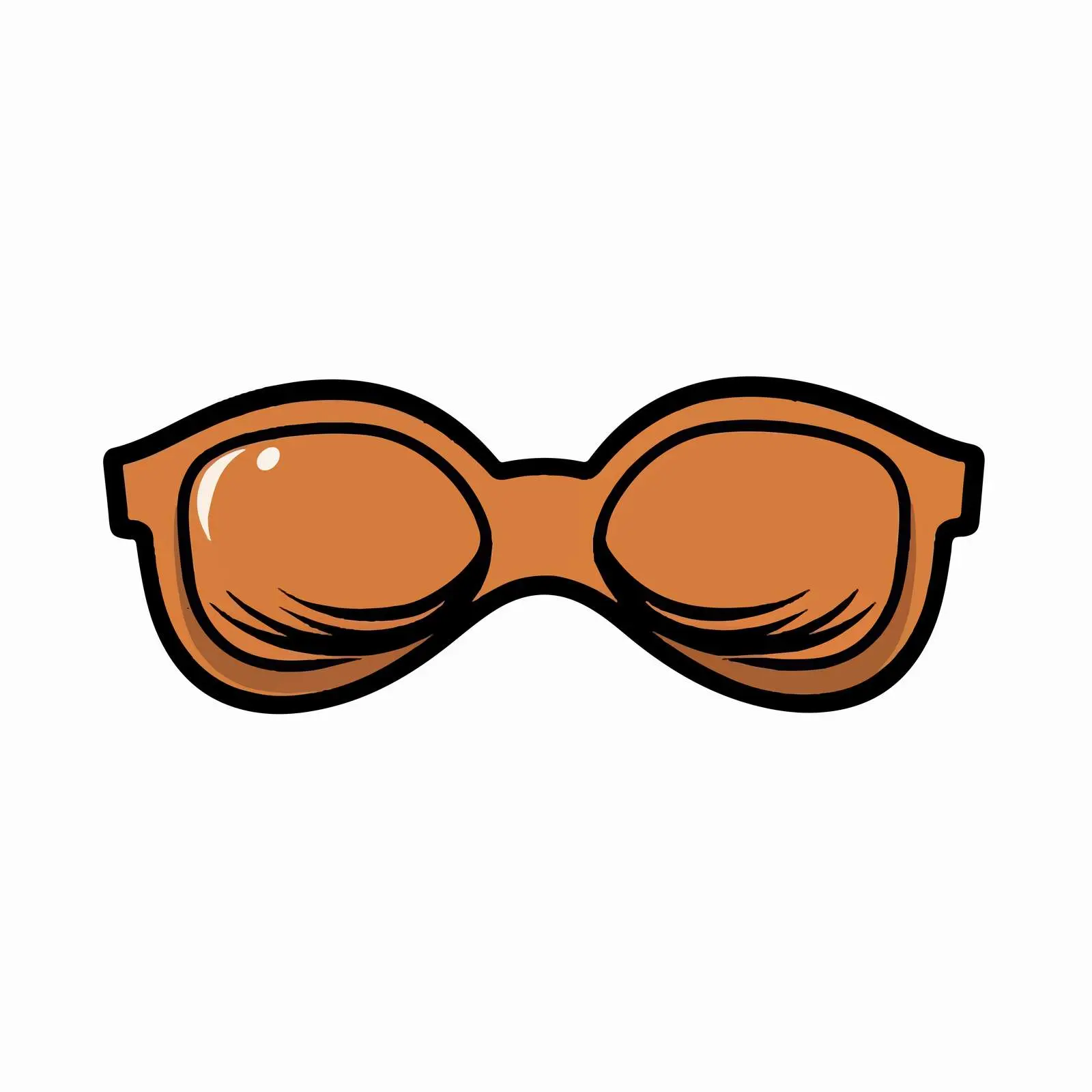 Hipster Mustache Cartoon Vector Icon Illustration — free download from Dotvec