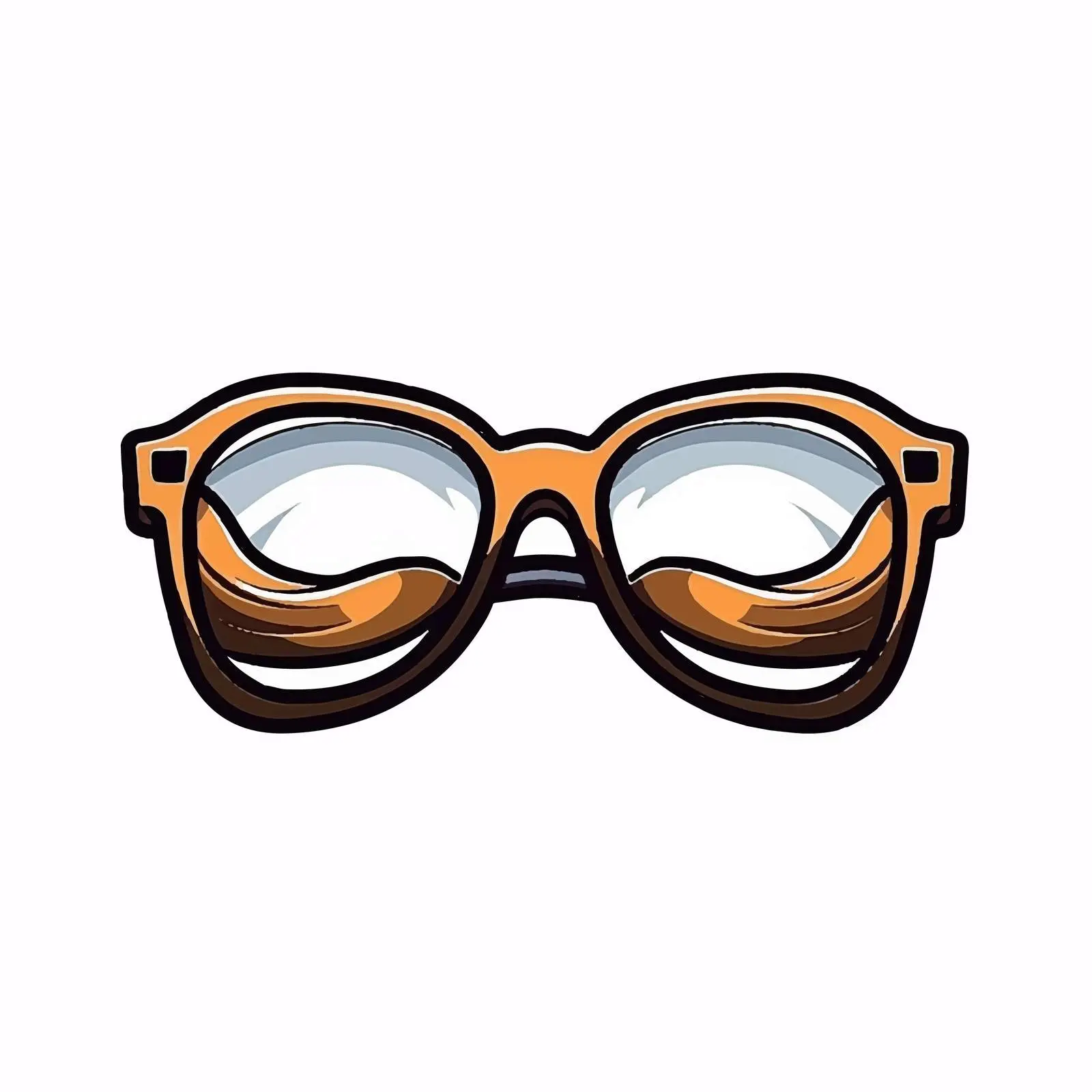 Hipster Cartoon Mustache Icon Vector Illustration — free download from Dotvec