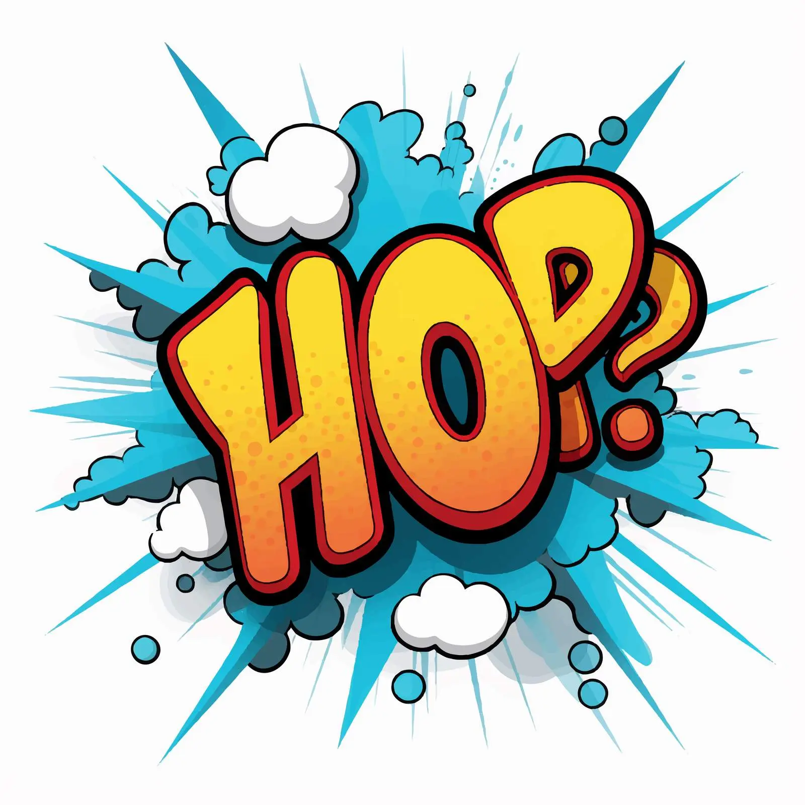 Comic Speech Bubble with Oops Text Illustration — free download from Dotvec