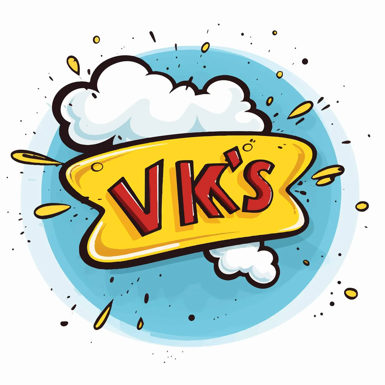 Yikes Comic Speech Bubble Vector Illustration — free download from Dotvec