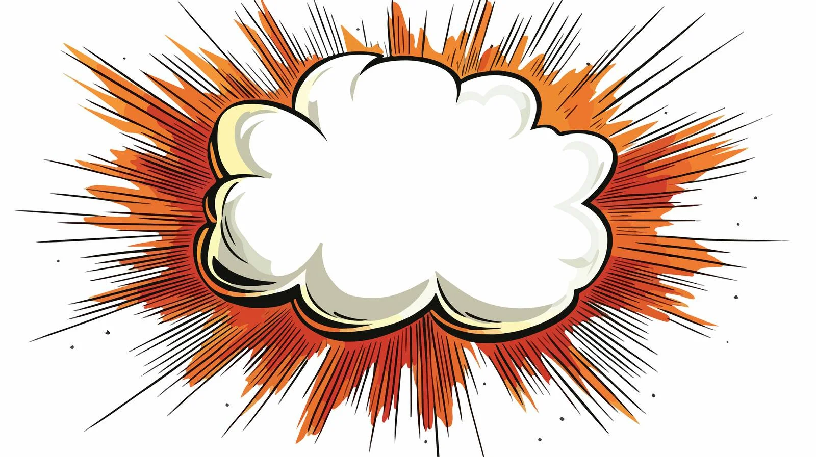 Comic Speech Bubble Cartoon Illustration — free download from Dotvec