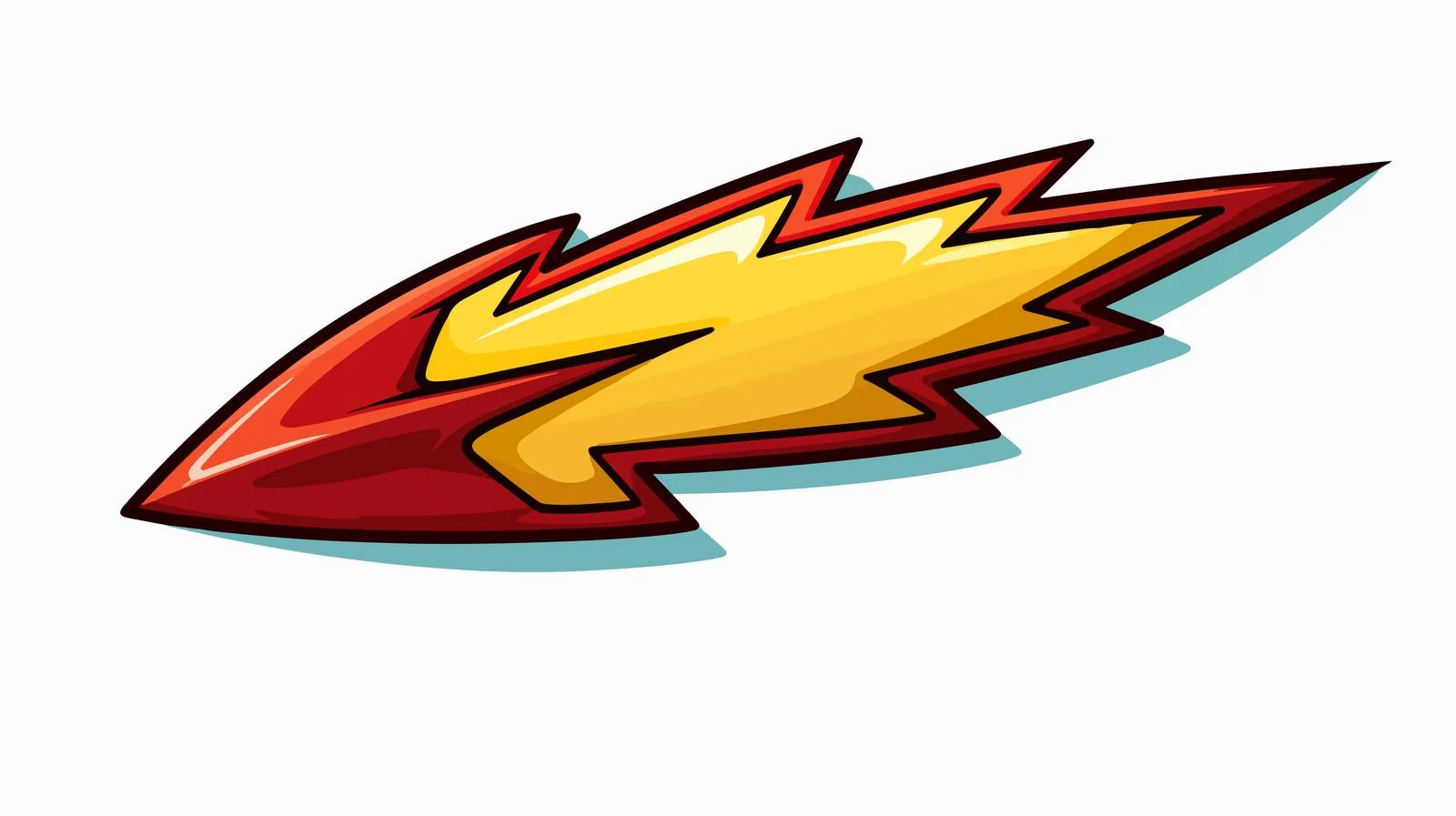 Comic Style Arrow Symbol Vector Illustration — free download from Dotvec