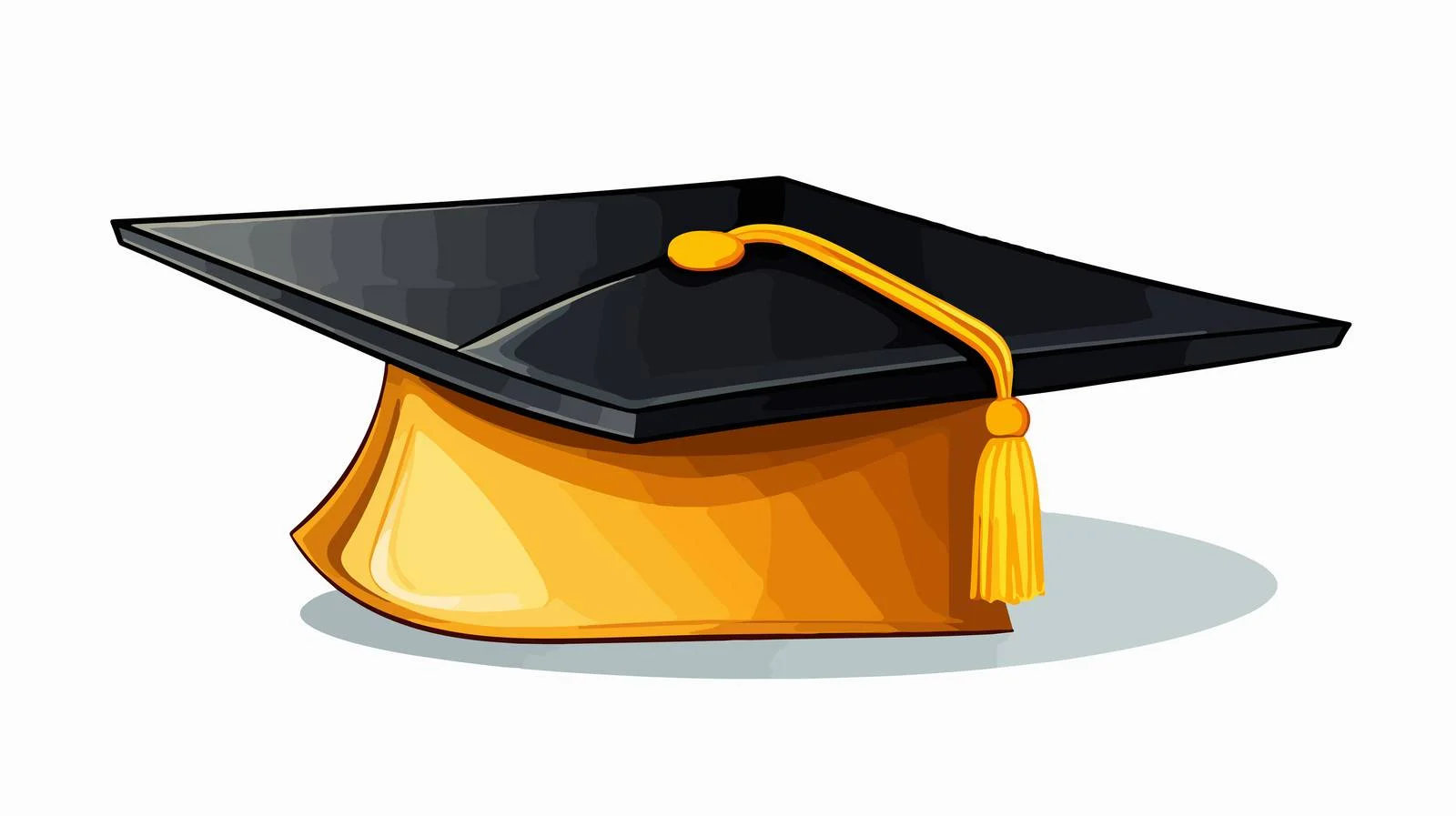 Graduation Hat Cartoon Illustration — free download from Dotvec