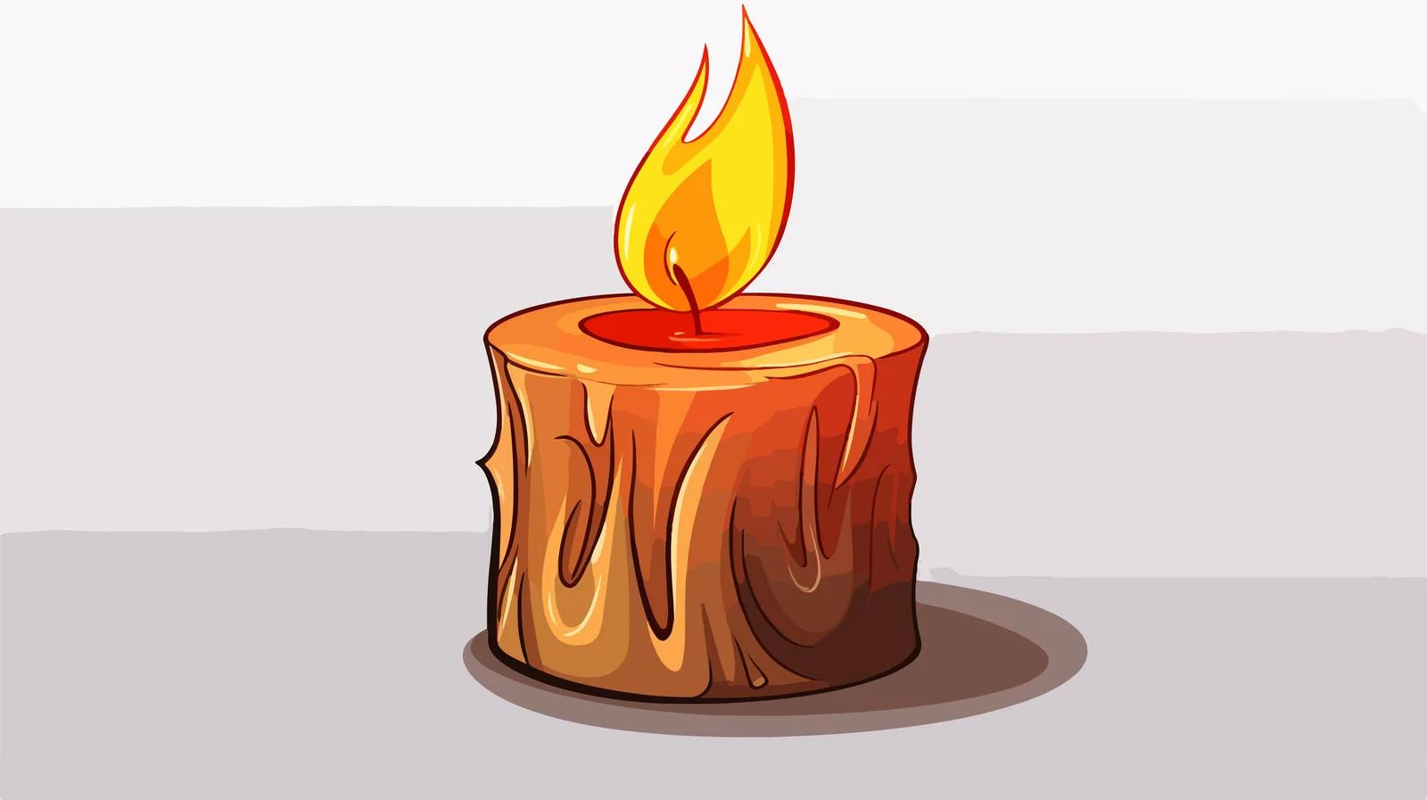 Dynamic Candle Illustration — free download from Dotvec