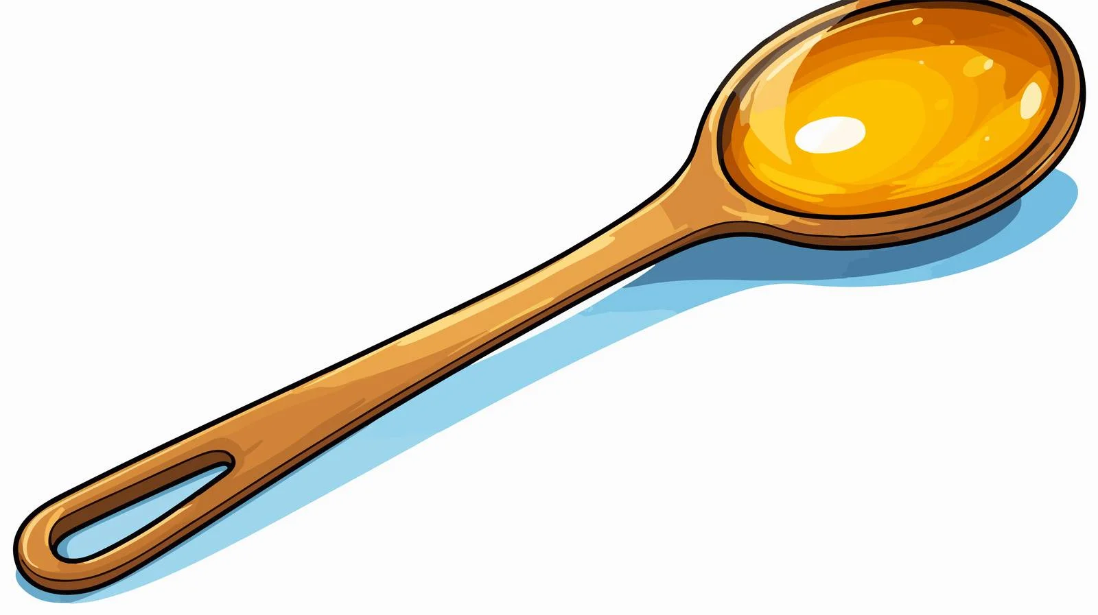 Measuring Spoon Comic Cartoon Illustration — free download from Dotvec