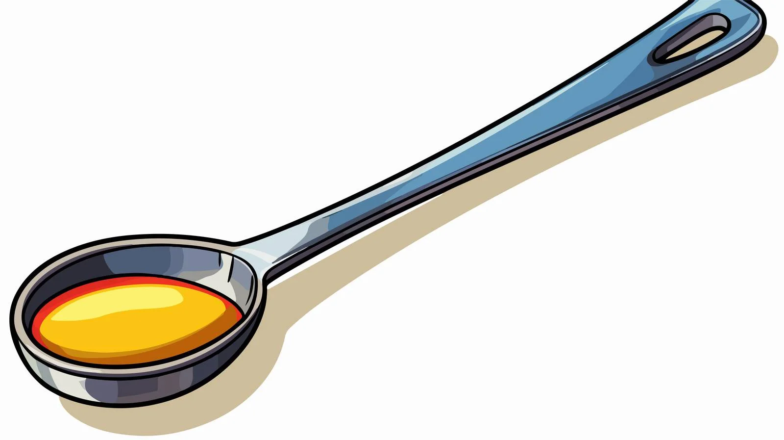 Comic Book Measuring Spoon Cartoon — free download from Dotvec