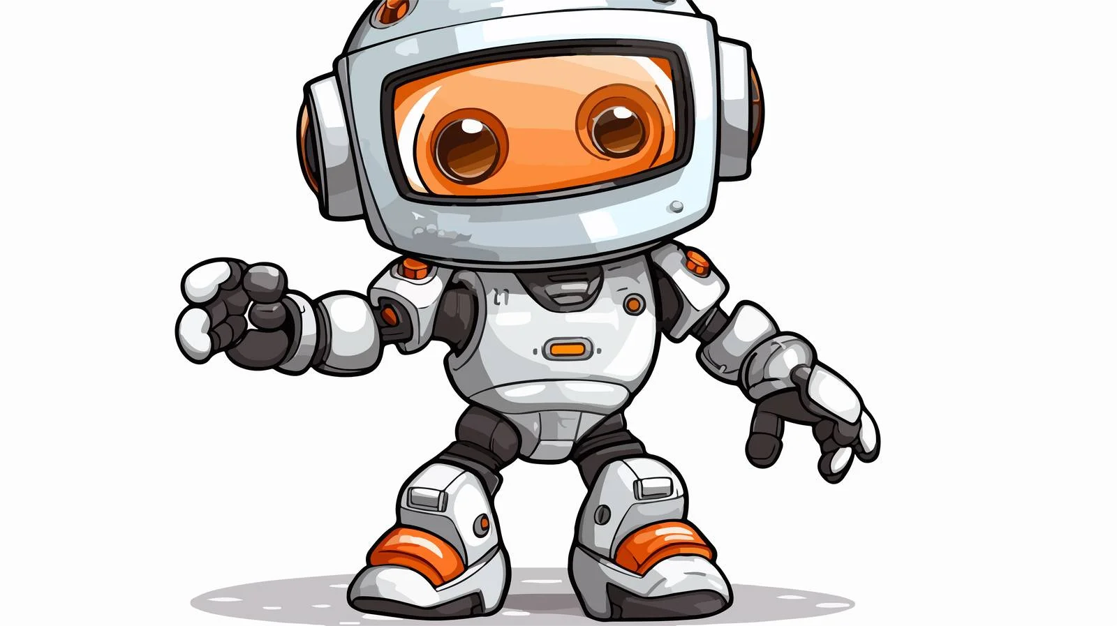 Vintage Robot Cartoon Car Illustration — free download from Dotvec