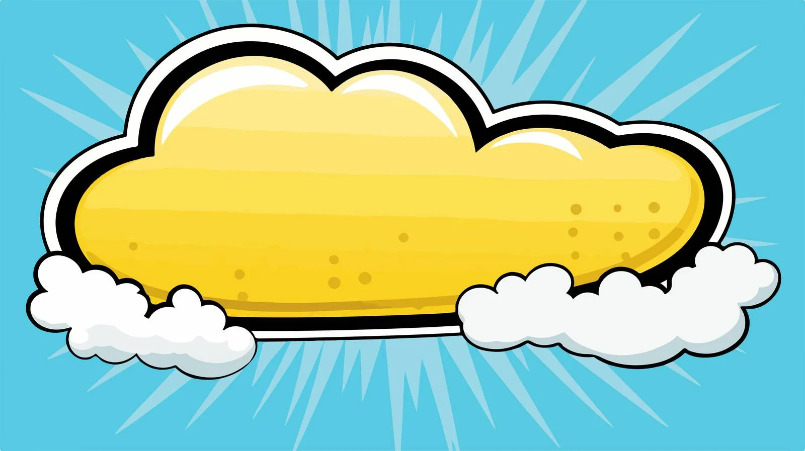 Comic Speech Bubble Illustration — free download from Dotvec