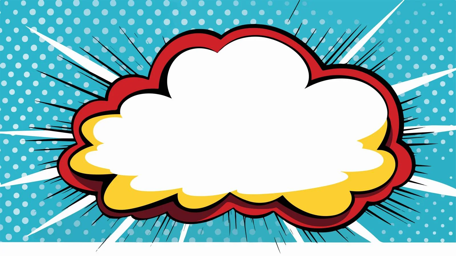 Comic Speech Bubble Stock Illustration — free download from Dotvec