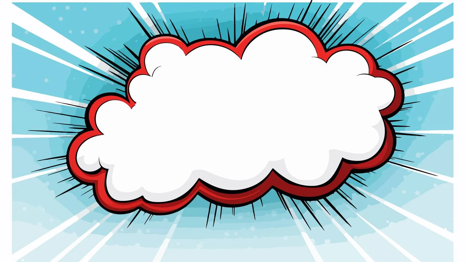 Speech Bubble for Comic Illustration — free download from Dotvec