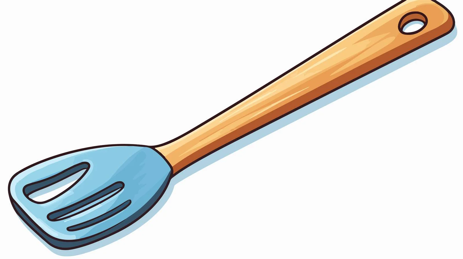 Quirky Cartoon Spatula Vector Illustration — free download from Dotvec