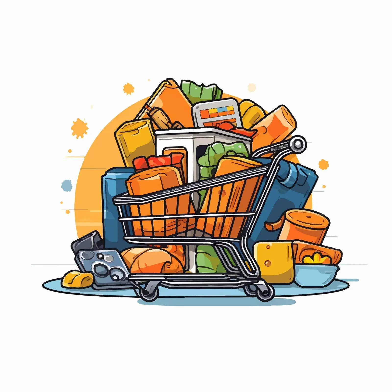 Vector Illustration of Car Commerce Concept – free transportation vector image from Dotvec