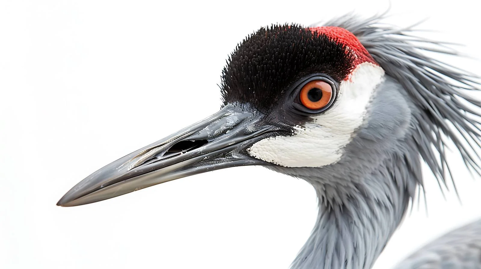 Elegant Common Crane Bird Close-Up — free download from Dotvec