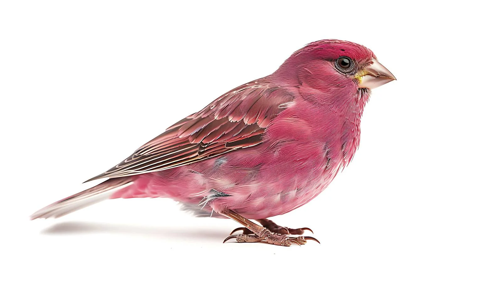 Vibrant Male Common Rosefinch Isolated Image — free download from Dotvec