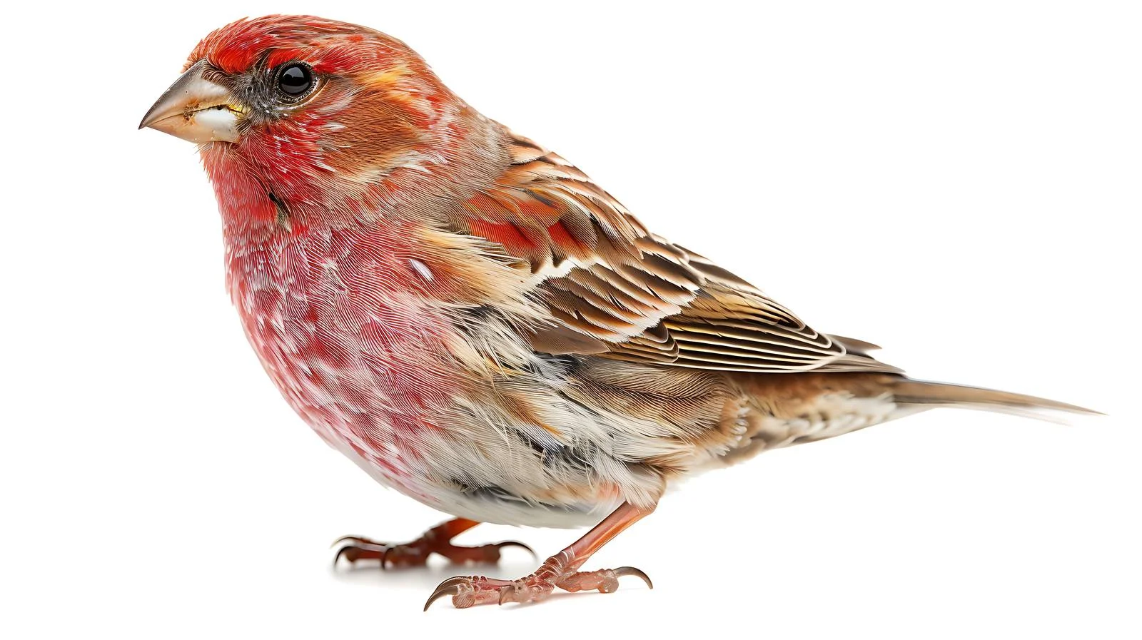 Male Common Rosefinch Bird Isolated — free download from Dotvec